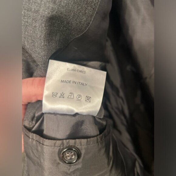 Jil Sander Gray Wool Men’s Tailored Blazer Jacket - Picture 3 of 8